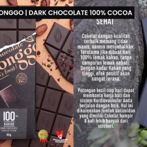 Coklat Monggo | Dark Chocolate 100% Cocoa