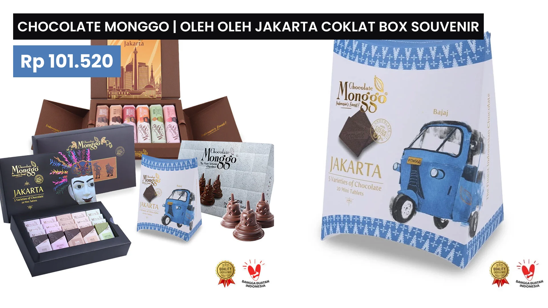 Cokelat Monggo | Oleh-oleh Khas Jakarta Cokelat Box Souvenir